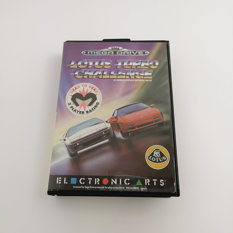 Sega Mega Drive Spiel " Lotus Turbo Challenge " MegaDrive Autorennen | OVP PAL