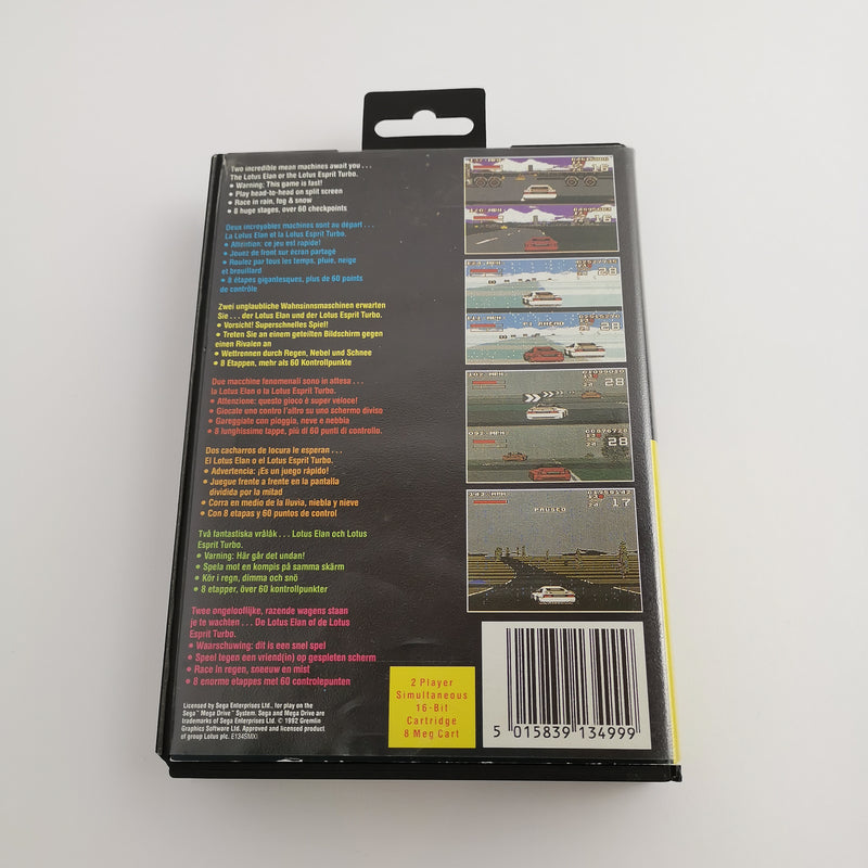 Sega Mega Drive Spiel " Lotus Turbo Challenge " MegaDrive Autorennen | OVP PAL
