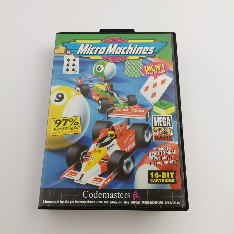 Sega Mega Drive Spiel " Micro Machines " MD MegaDrive MicroMachines | OVP | PAL