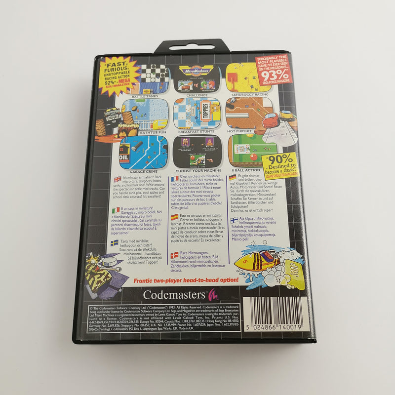 Sega Mega Drive Spiel " Micro Machines " MD MegaDrive MicroMachines | OVP | PAL