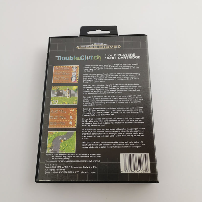 Sega Mega Drive Spiel " Double Clutch " MD MegaDrive | OVP | PAL