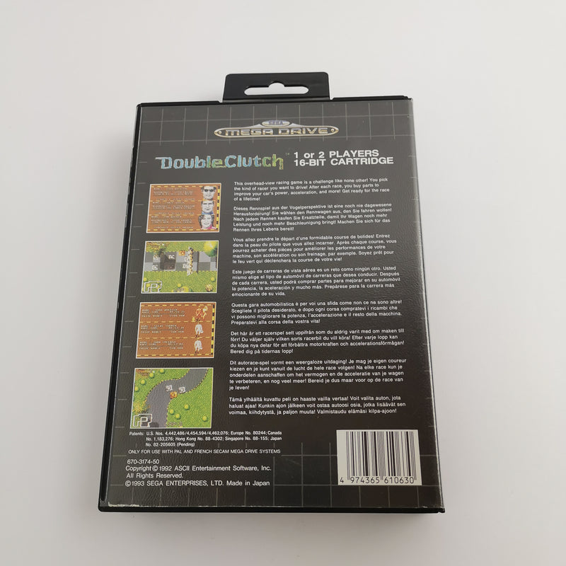 Sega Mega Drive game "Double Clutch" MD MegaDrive | Original packaging | PAL