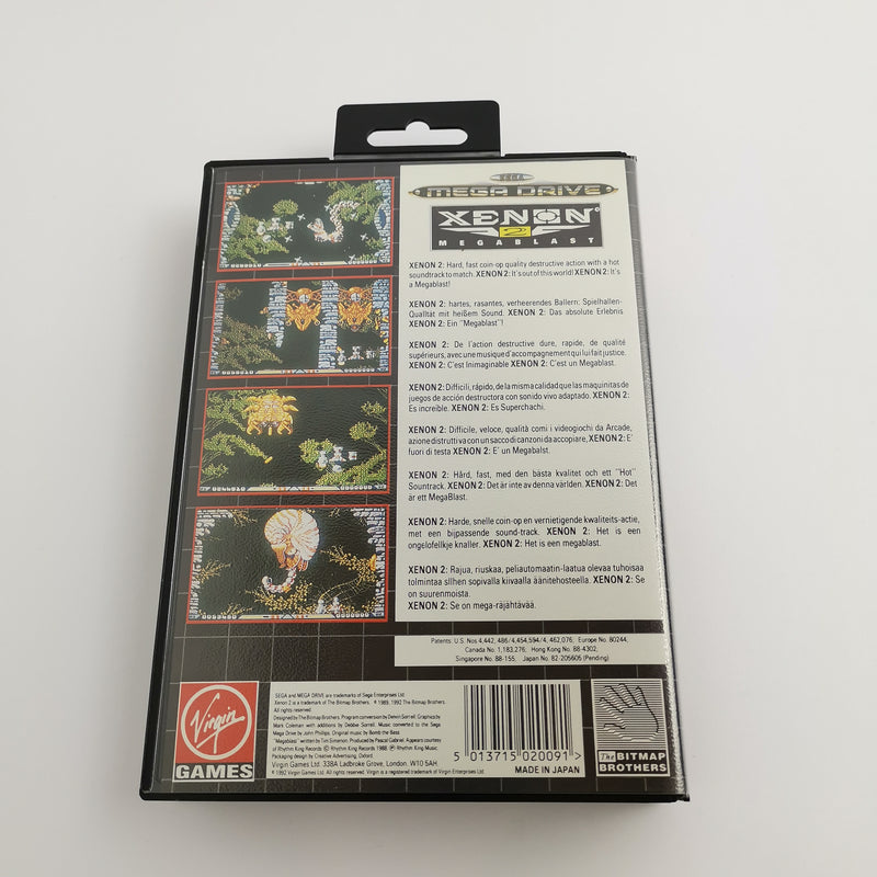 Sega Mega Drive game "Xenon 2 Megablast" MD MegaDrive | Original packaging | PAL