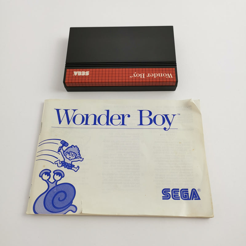 Sega Master System Spiel " Wonder Boy " MS MasterSystem WonderBoy | OVP | PAL