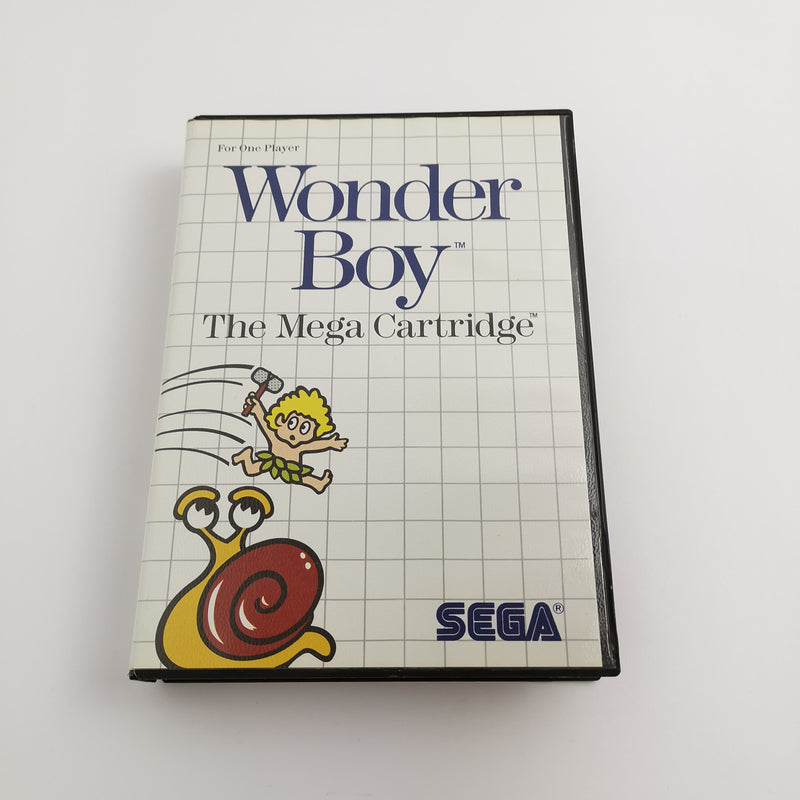 Sega Master System Spiel " Wonder Boy " MS MasterSystem WonderBoy | OVP | PAL