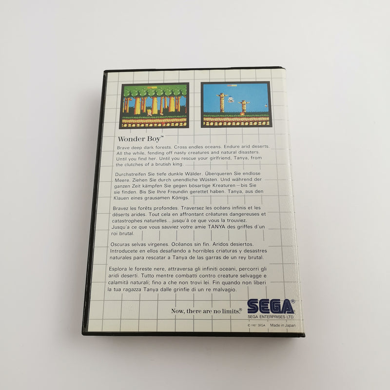 Sega Master System Spiel " Wonder Boy " MS MasterSystem WonderBoy | OVP | PAL