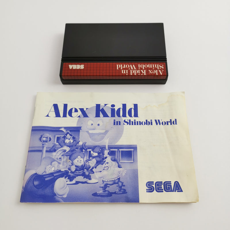 Sega Master System game "Alex Kidd in Shinobi World" MS | Original packaging | PAL