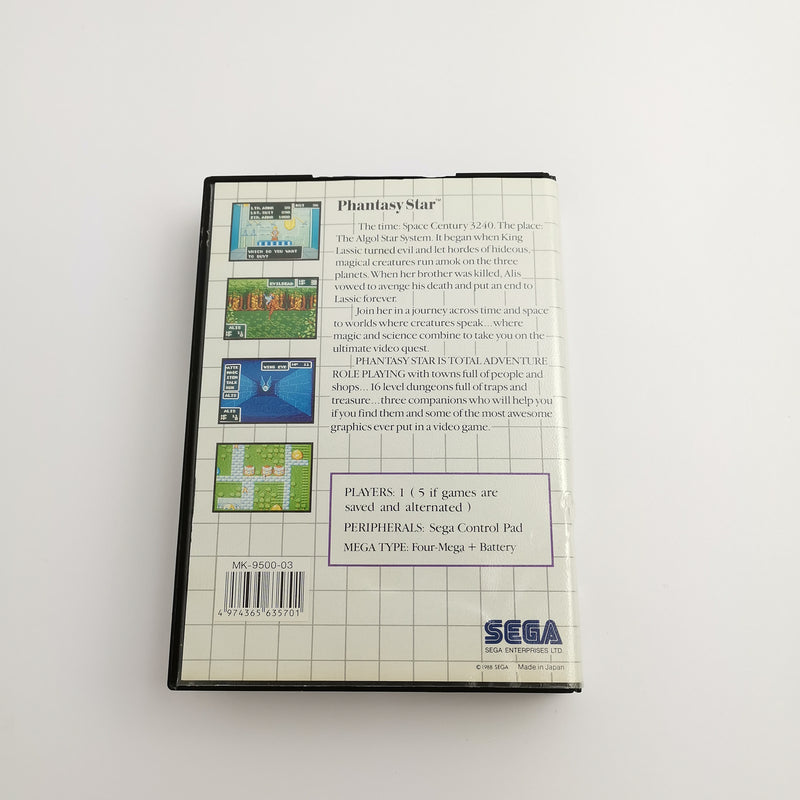Sega Master System Spiel " Phantasy Star " MS MasterSystem | OVP | PAL