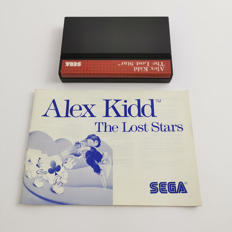 Sega Master System Spiel " Alex Kidd The Lost Stars " MS MasterSystem | OVP PAL