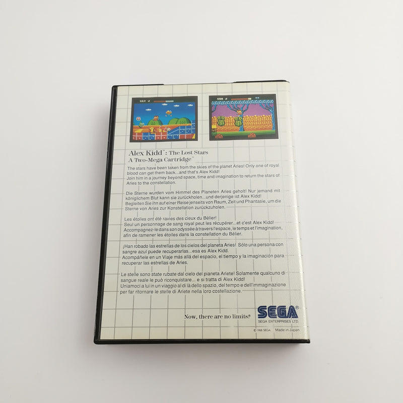 Sega Master System Spiel " Alex Kidd The Lost Stars " MS MasterSystem | OVP PAL