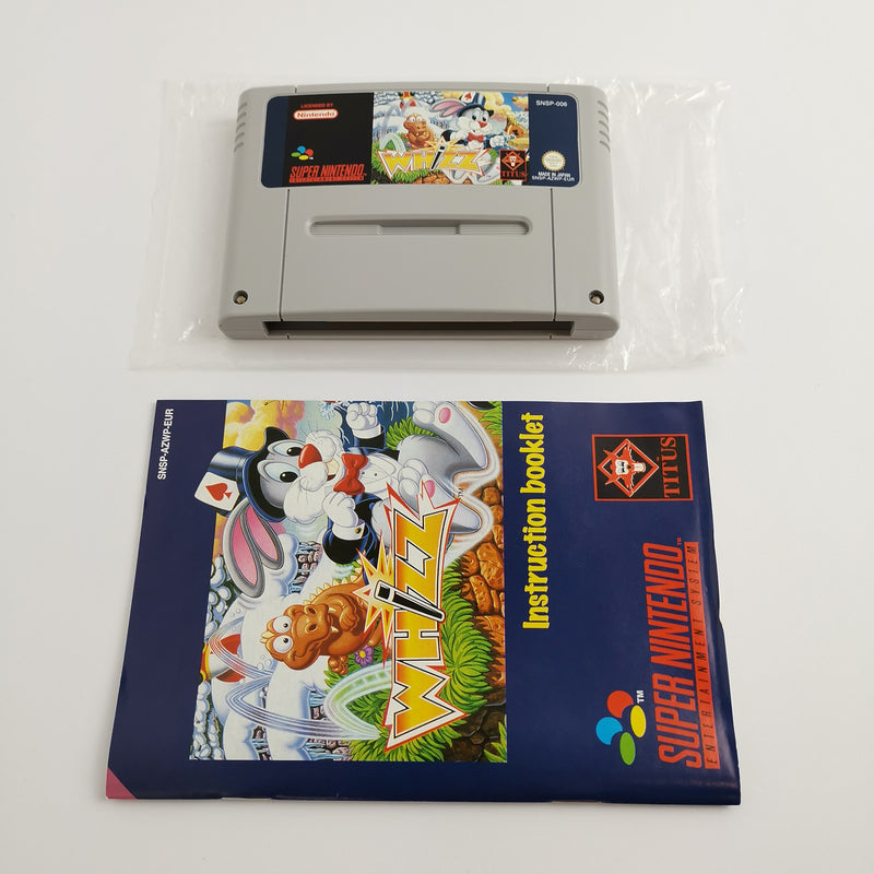 Super Nintendo Spiel " Whizz " SNES | OVP | PAL EUR | Titus