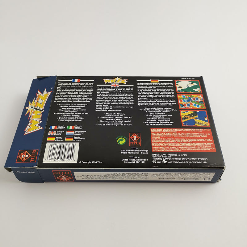 Super Nintendo Spiel " Whizz " SNES | OVP | PAL EUR | Titus