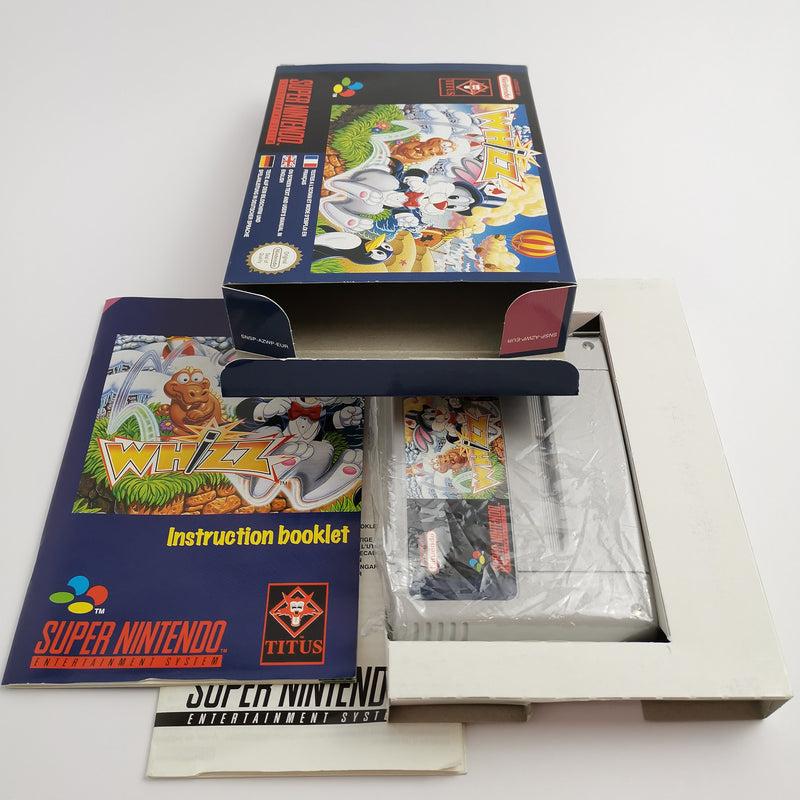 Super Nintendo Spiel " Whizz " SNES | OVP | PAL EUR | Titus
