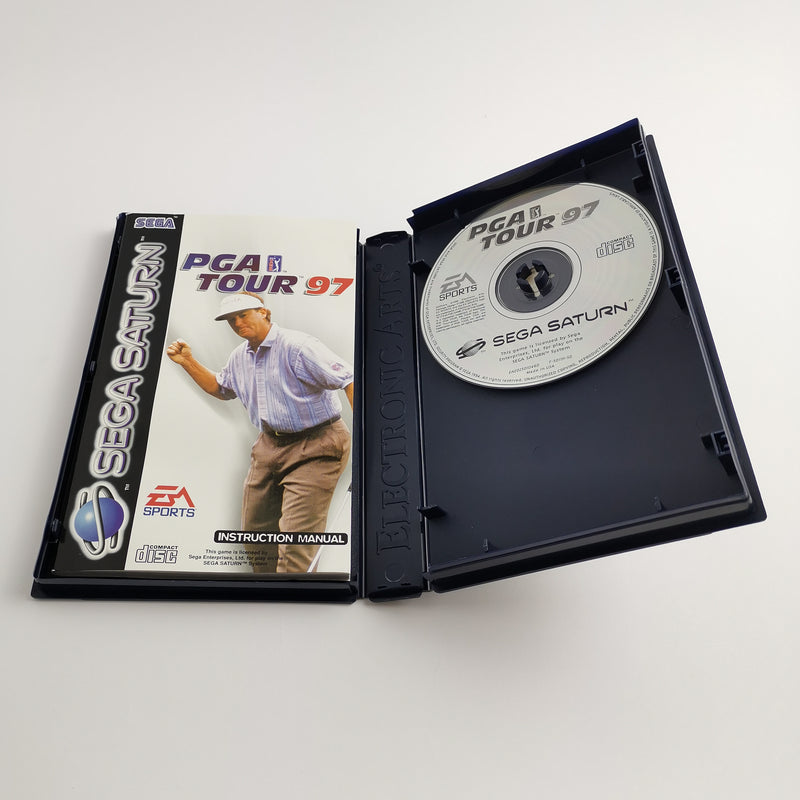 Sega Saturn Game "PGA Tour 97" SegaSaturn Golf | Original packaging | PAL EA Sports