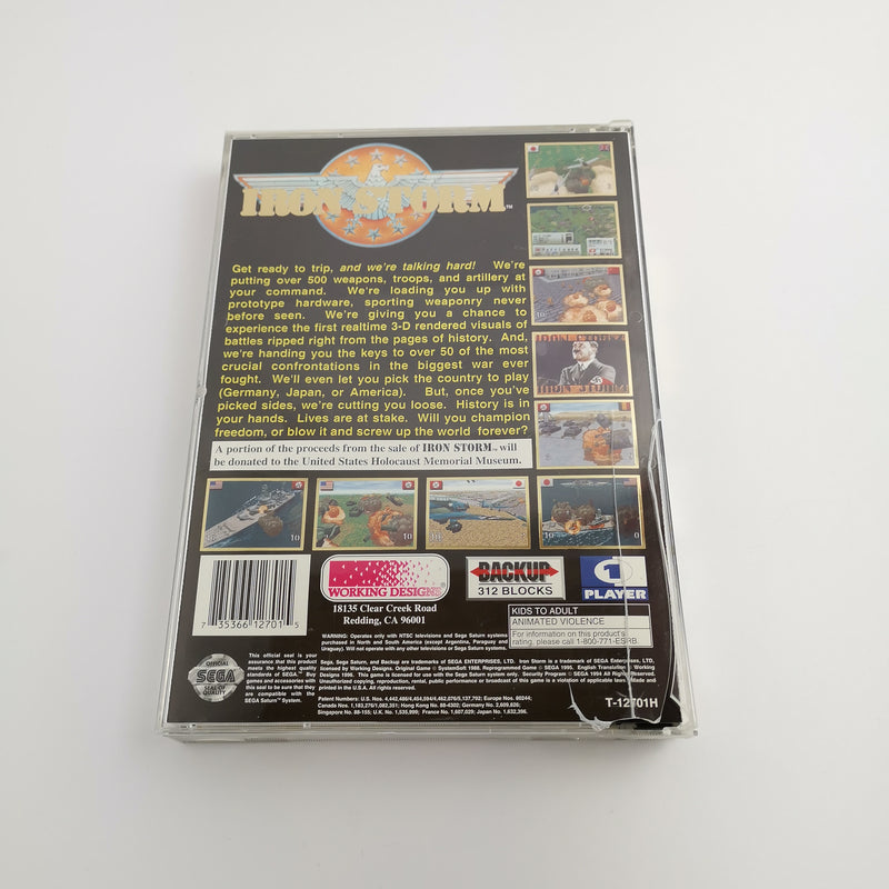 Sega Saturn game "Iron Storm" SegaSaturn IronStorm | NTSC-U/C USA version orig