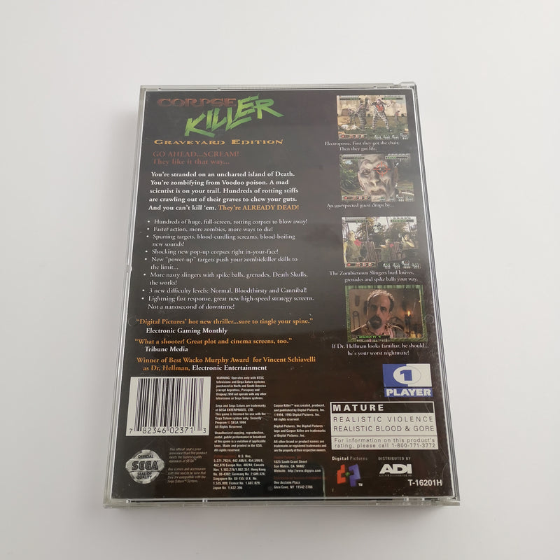 Sega Saturn Spiel " Corpse Killer Graveyard Edition " NTSC-U/C USA Version OVP