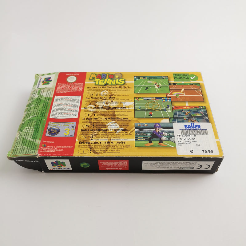 Nintendo 64 game "Mario Tennis" N64 N 64 | Original packaging | PAL