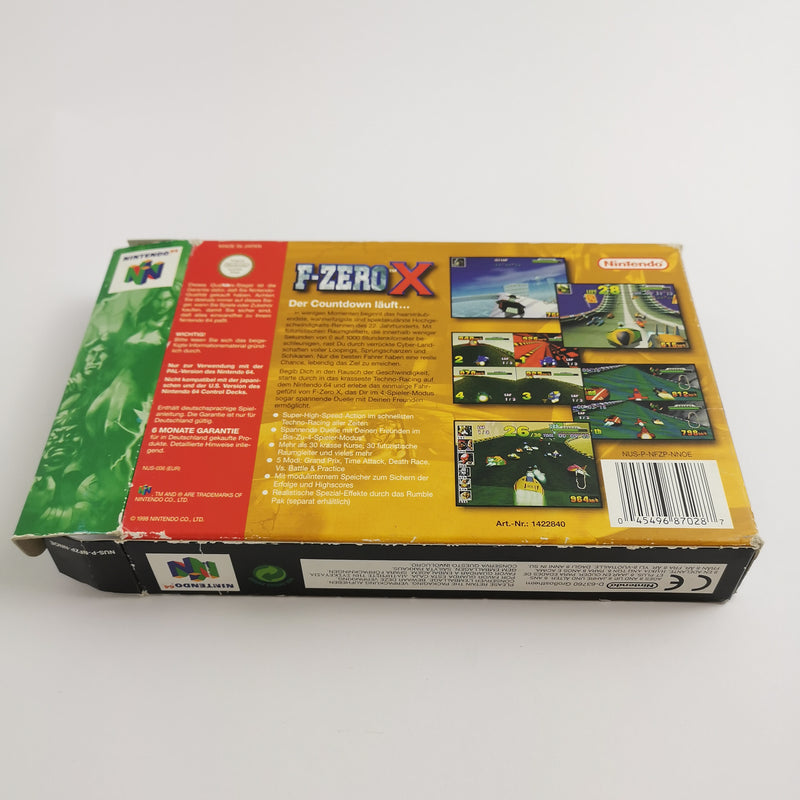 Nintendo 64 Spiel " F-Zero X " N64 N 64 F Zero | OVP | PAL