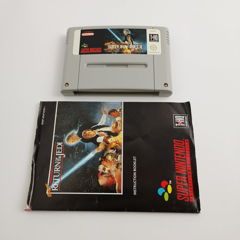 Super Nintendo Spiel " Super Star Wars Return of the Jedi " SNES OVP | PAL EUR-1