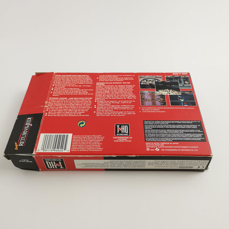 Super Nintendo Spiel " Super Star Wars Return of the Jedi " SNES OVP | PAL EUR-1