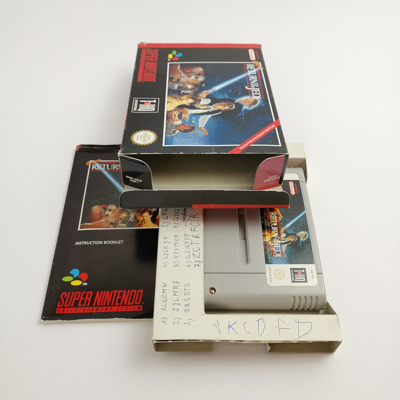 Super Nintendo Spiel " Super Star Wars Return of the Jedi " SNES OVP | PAL EUR-1