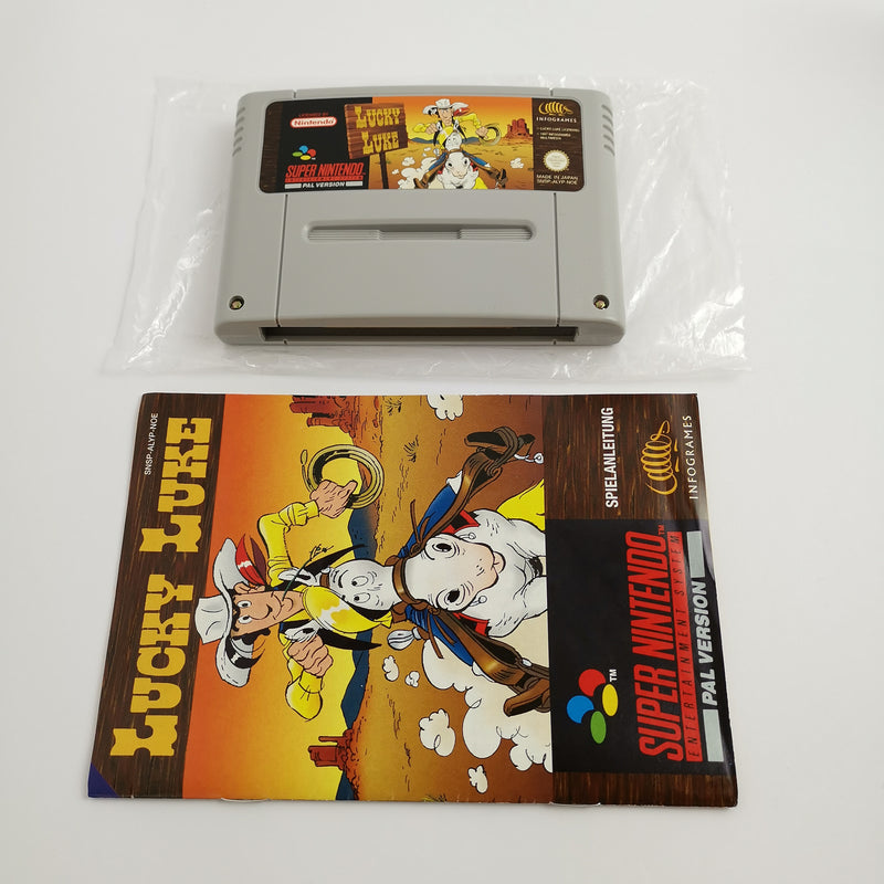 Super Nintendo game "Lucky Luke" SNES LuckyLuke | Original packaging | PAL NOE