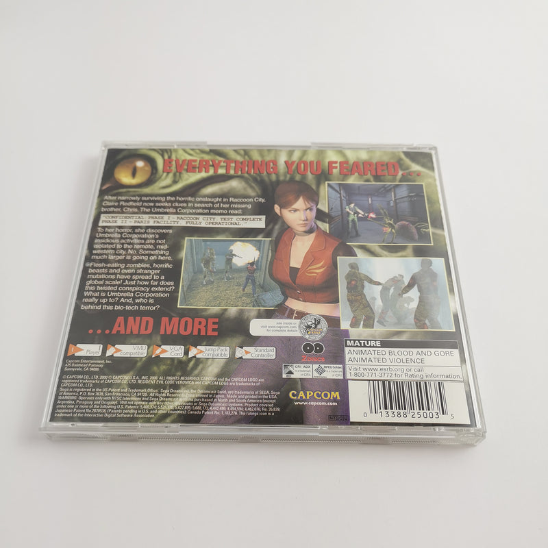 Sega Dreamcast Spiel " Resident Evil Code Veronica " DC | OVP | NTSC-U/C USA