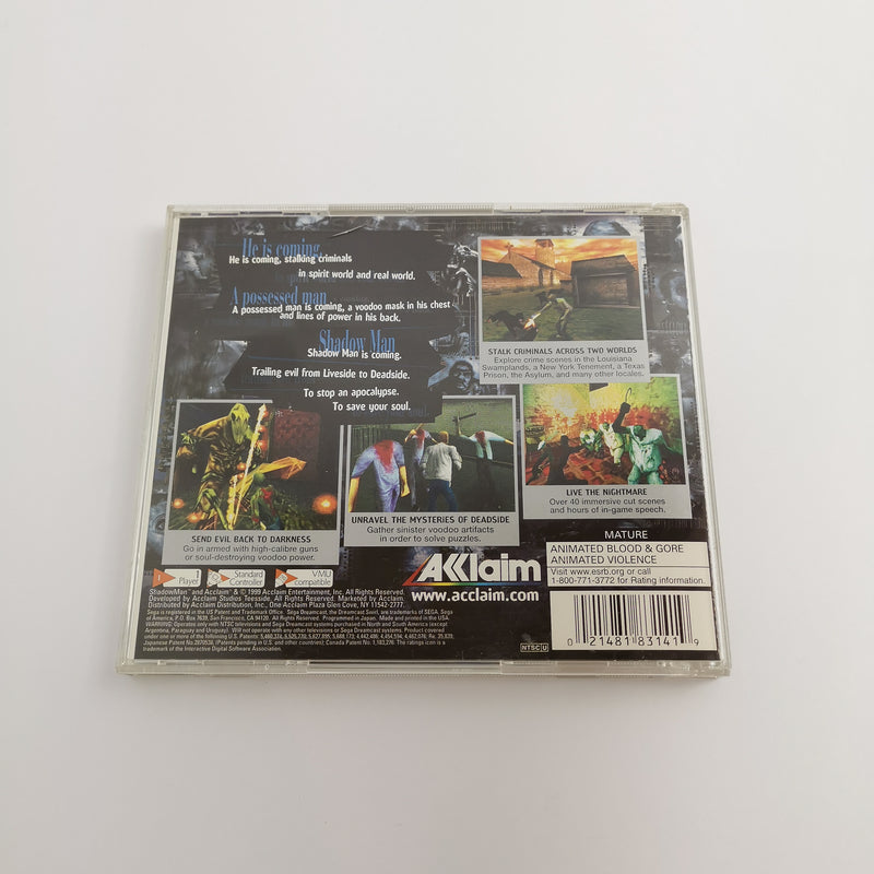 Sega Dreamcast Spiel " Shadow Man " DC | OVP | NTSC-U/C USA