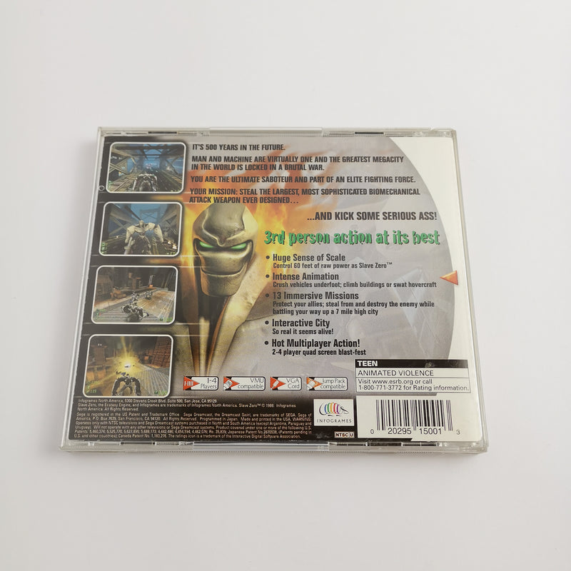 Sega Dreamcast Spiel " Slave Zero " DC | OVP | NTSC-U/C USA
