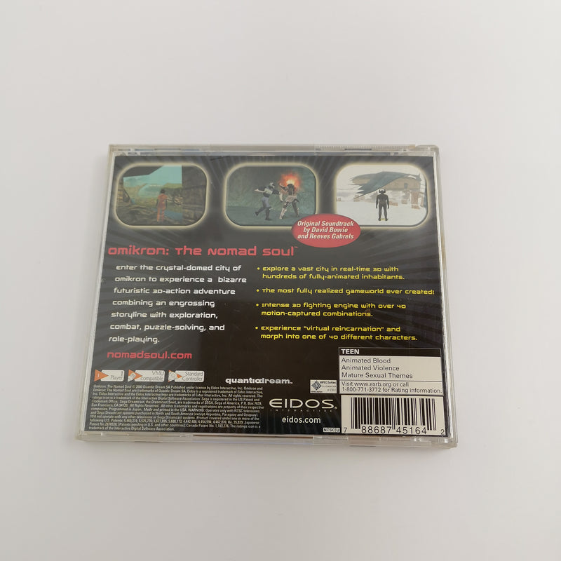 Sega Dreamcast Spiel " Omikron The Nomad Soul " DC | OVP | NTSC-U/C USA