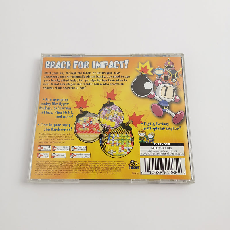 Sega Dreamcast Spiel " Bomberman Online " DC | OVP | NTSC-U/C USA