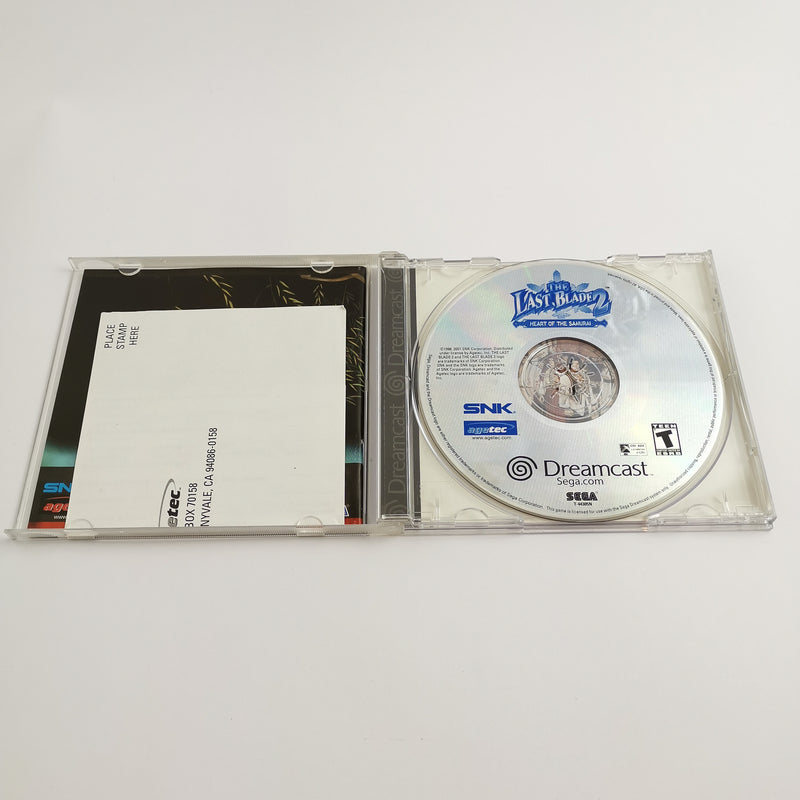 Sega Dreamcast game "The Last Blade 2 Heart of the Samurai" OVP NTSC-U/C USA