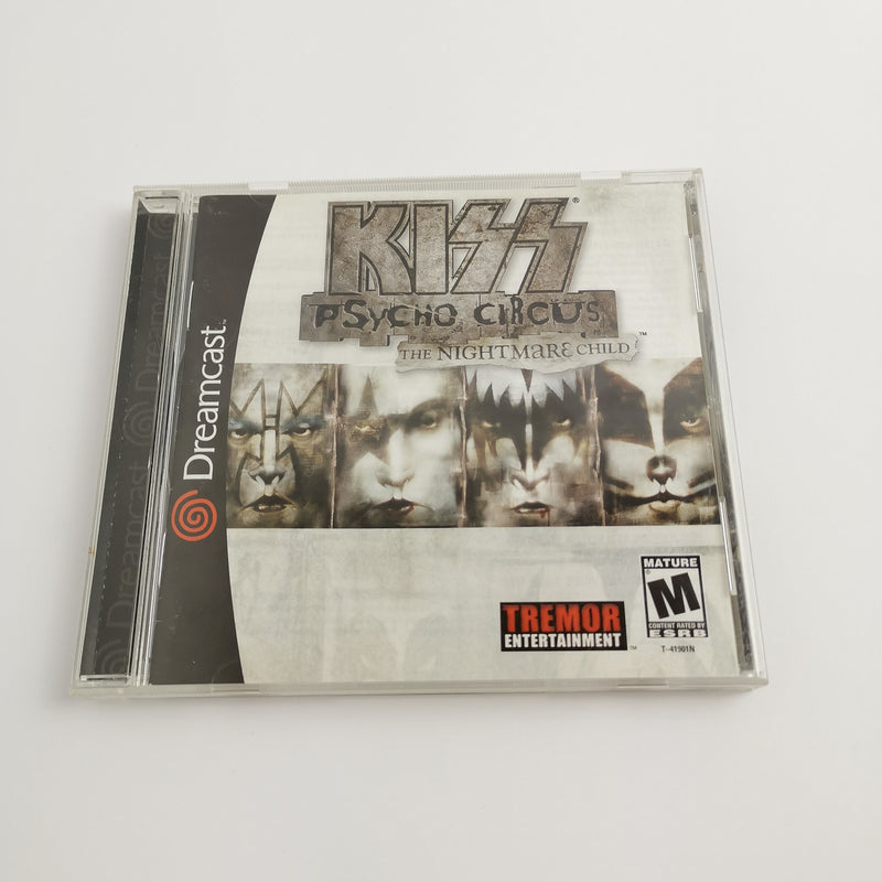 Sega Dreamcast game "Kiss Psycho Circus The Nightmare Child" OVP NTSC-U/C USA
