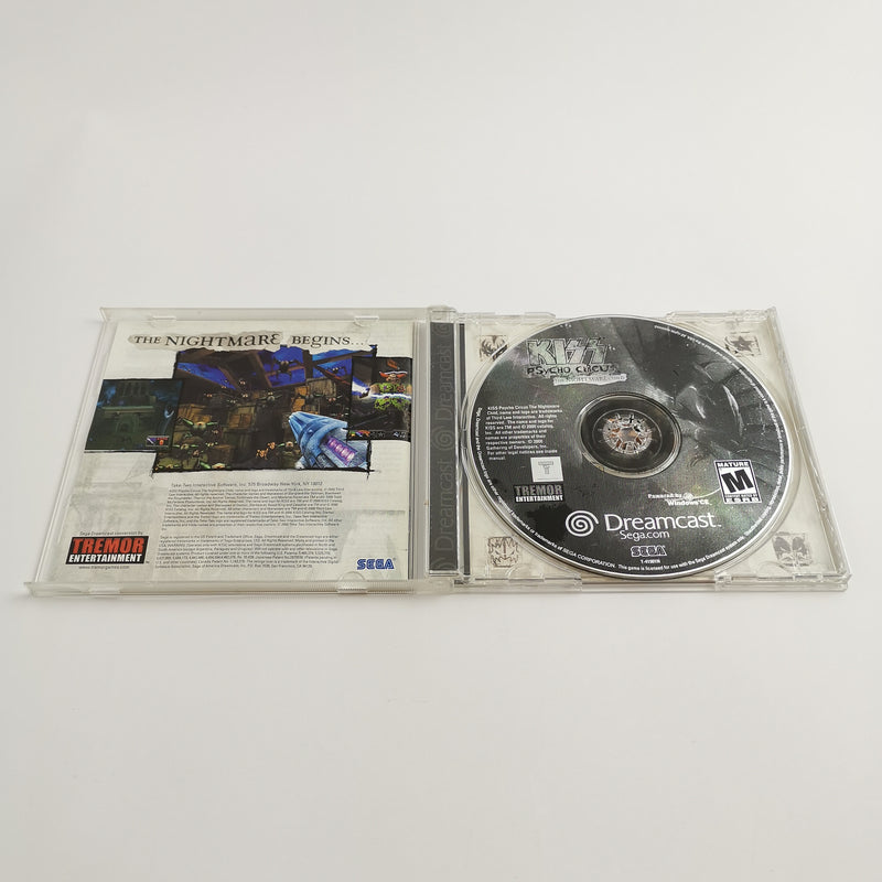 Sega Dreamcast game "Kiss Psycho Circus The Nightmare Child" OVP NTSC-U/C USA