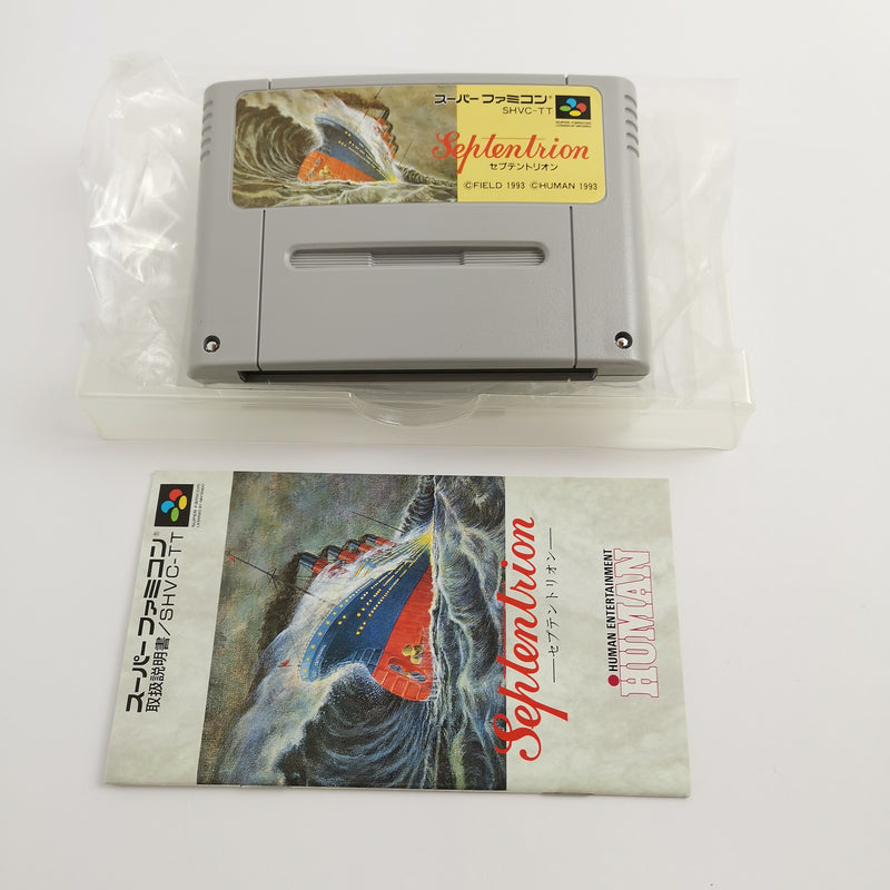 Nintendo Super Famicom Spiel " Septentrion " SNES SFC | NTSC-J Japan OVP