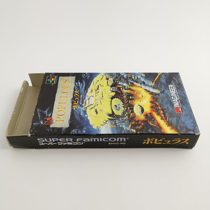 Nintendo Super Famicom Spiel " Populous " SNES SFC | NTSC-J Japan OVP