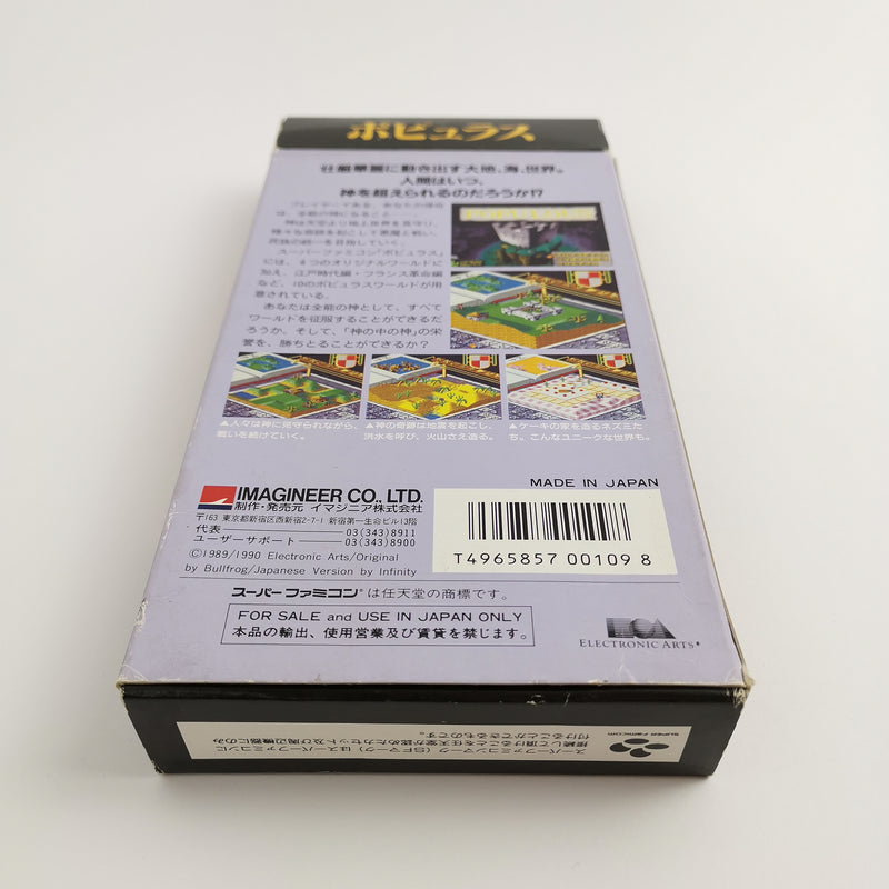 Nintendo Super Famicom Spiel " Populous " SNES SFC | NTSC-J Japan OVP