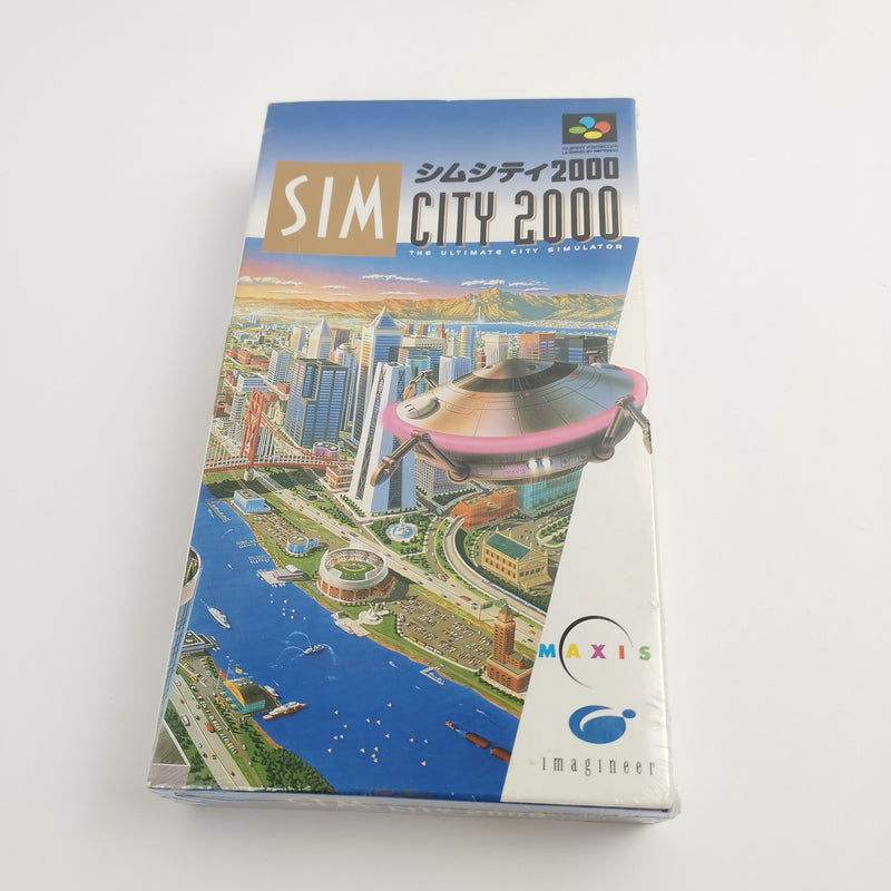 Nintendo Super Famicom Spiel " Sim City 2000 " NEU NEW SEALED | SNES SFC Japan