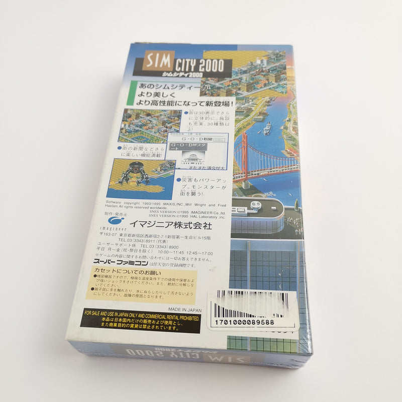 Nintendo Super Famicom Spiel " Sim City 2000 " NEU NEW SEALED | SNES SFC Japan