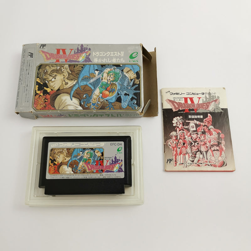 Nintendo Famicom Game "Dragon Quest IV 4" Family Com. NTSC-J Japan JAP | Original packaging