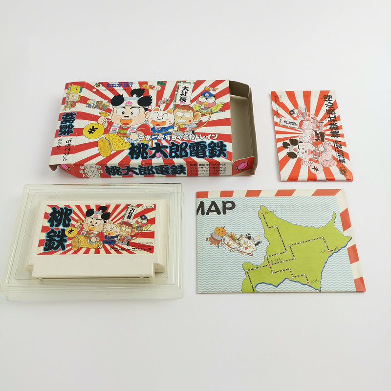 Nintendo Famicom Spiel " Momotarou Dentetsu " Nes | NTSC-J Japan JAP | OVP