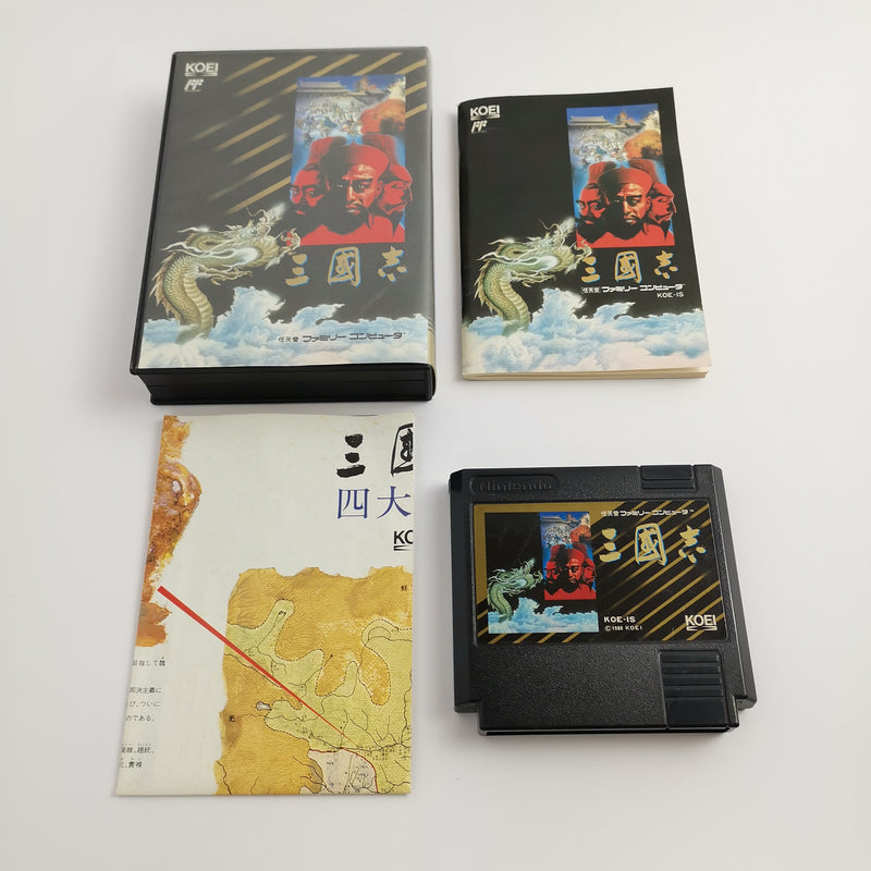 Nintendo Famicom Game "Sangokushi" Nes Family Com. | Original packaging | NTSC-J Japan JAP