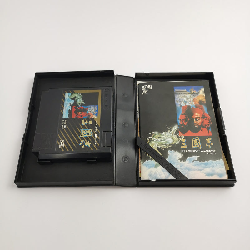 Nintendo Famicom Game "Sangokushi" Nes Family Com. | Original packaging | NTSC-J Japan JAP