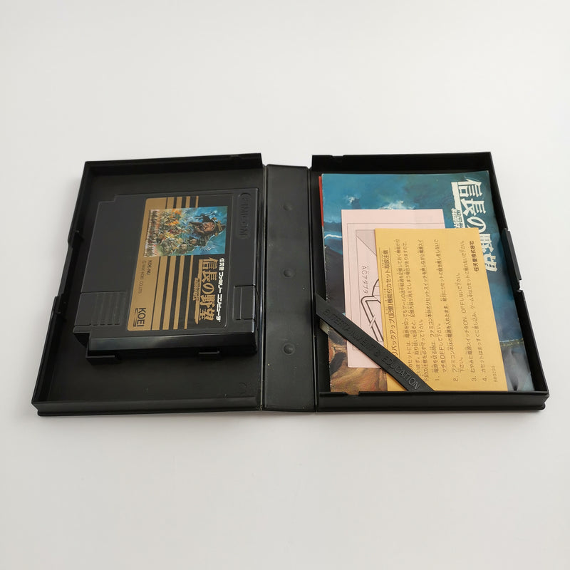 Nintendo Famicom Spiel " Nobunaga no Yabou: Sengoku Gunyuuden " NTSC-J Japan JAP