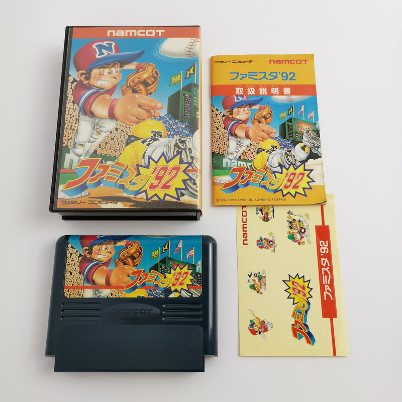Nintendo Famicom game "Family Stadium 92 Famista" orig NTSC-J Japan JAP
