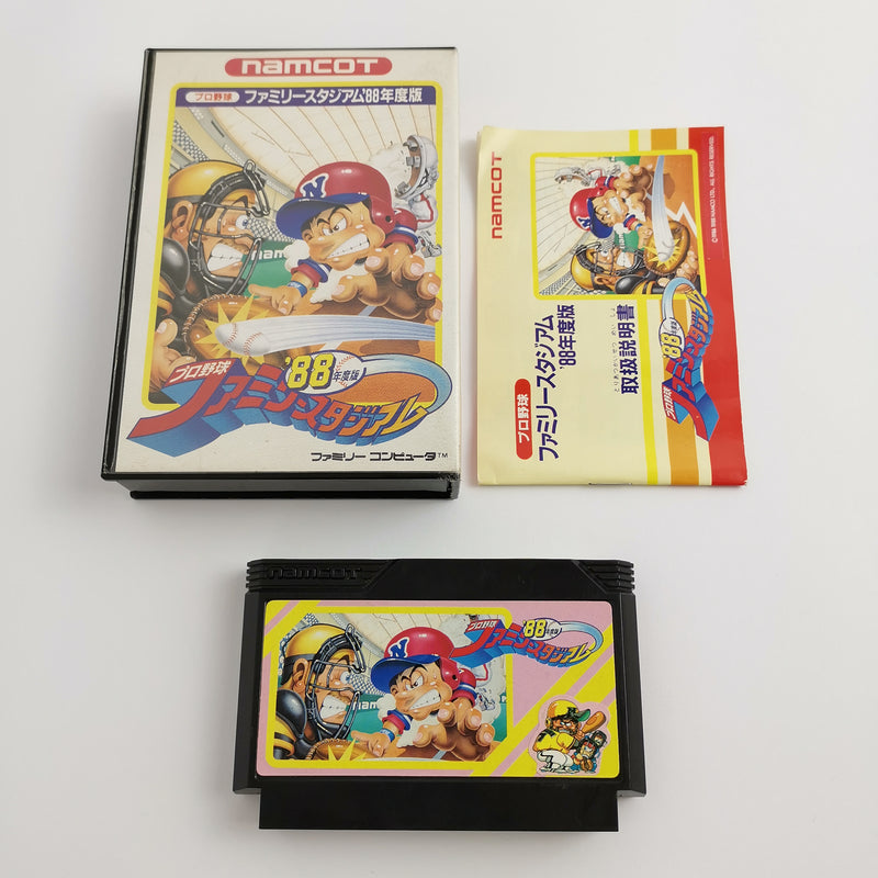 Nintendo Famicom Spiel " Pro Yakyuu Family Stadium 88 " Baseball | NTSC-J Japan
