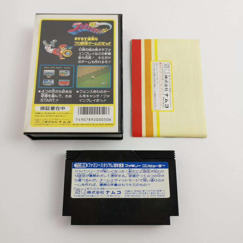 Nintendo Famicom Game " Pro Yakyuu Family Stadium 88 " Baseball | NTSC-J Japan