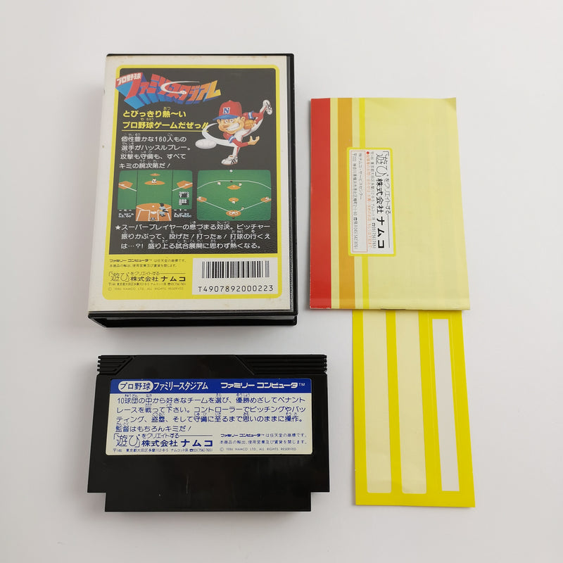 Nintendo Famicom Spiel " Pro Yakyuu Family Stadium 87 " Nes NTSC-J Japan OVP [2]