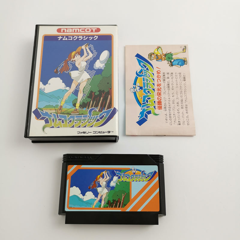 Nintendo Famicom Game "NAMCO Classic Golf" Nes Family Com. | NTSC-J Japan original packaging