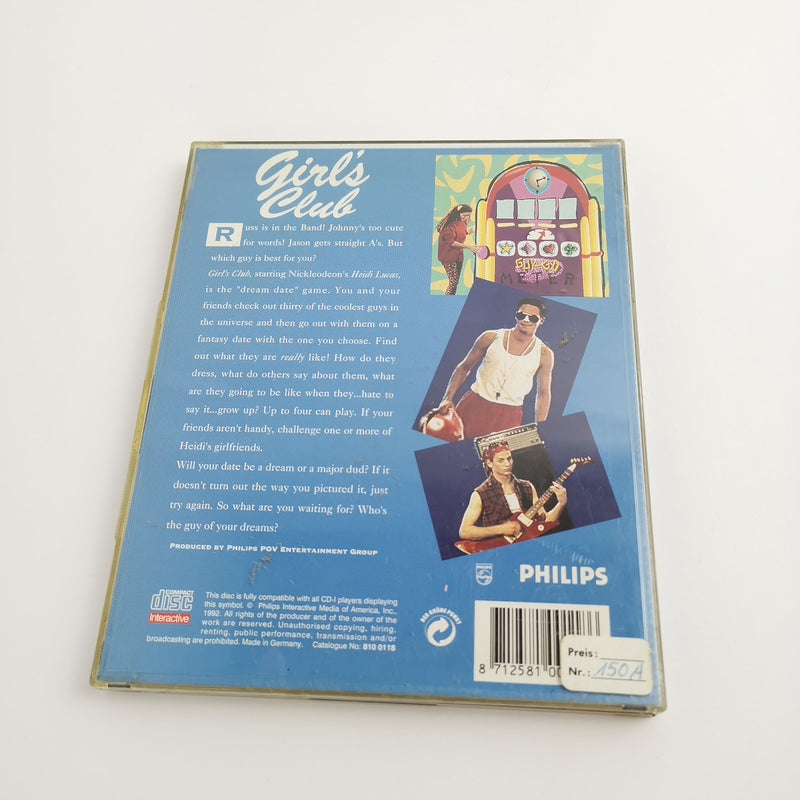 Philips CD-I game "Girls Club" CDi Compact Disc Interactive System